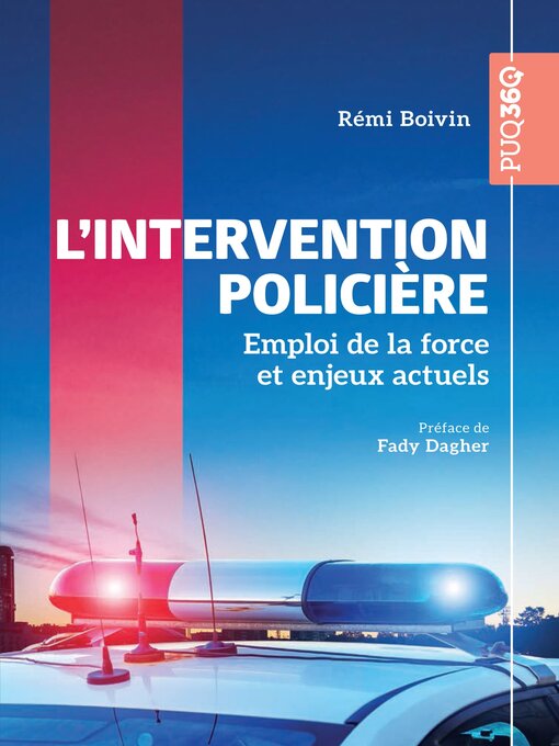 Title details for L'intervention policière by Rémi Boivin - Available